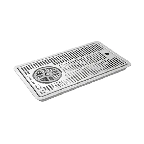 Bac récupérateur encastrable avec rince-verres et vidange