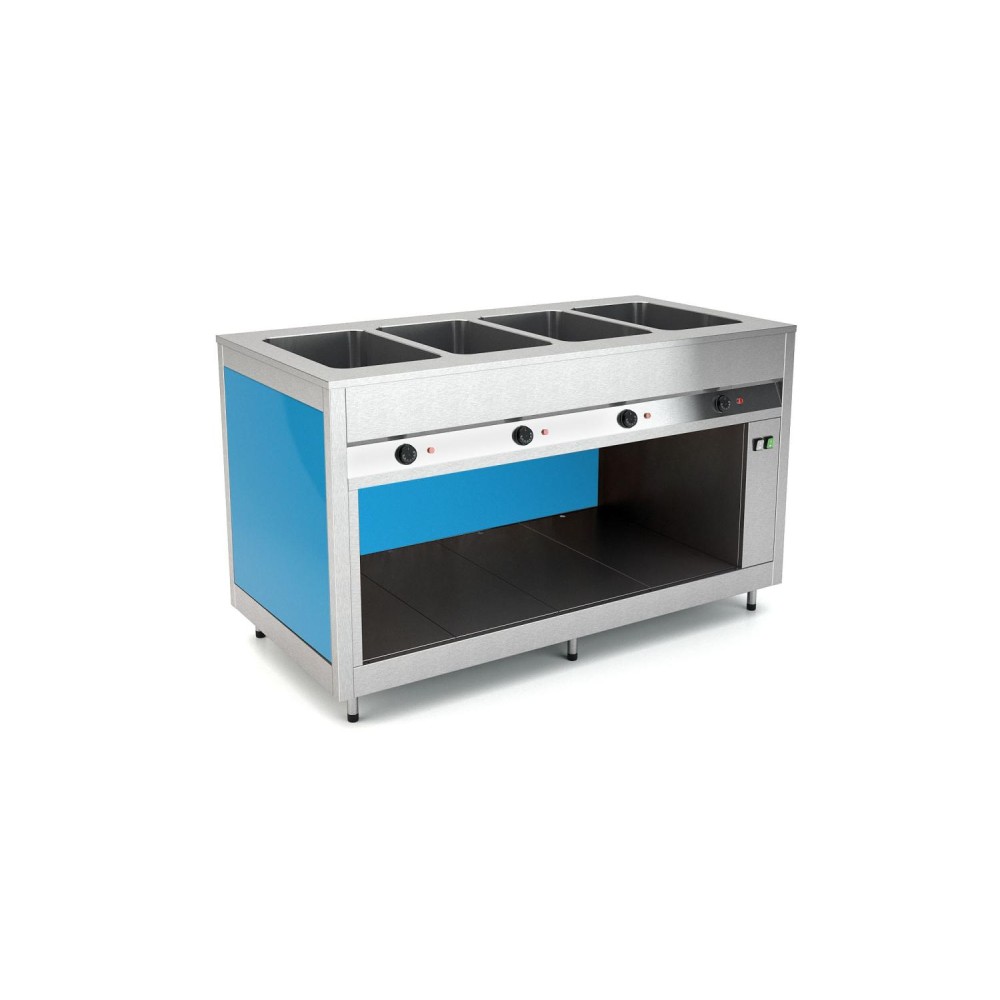 BAIN-MARIE BUFFET CHAUD AVEC DES MARMITES SÉPARÉES OMNIA 3BM/SEP
