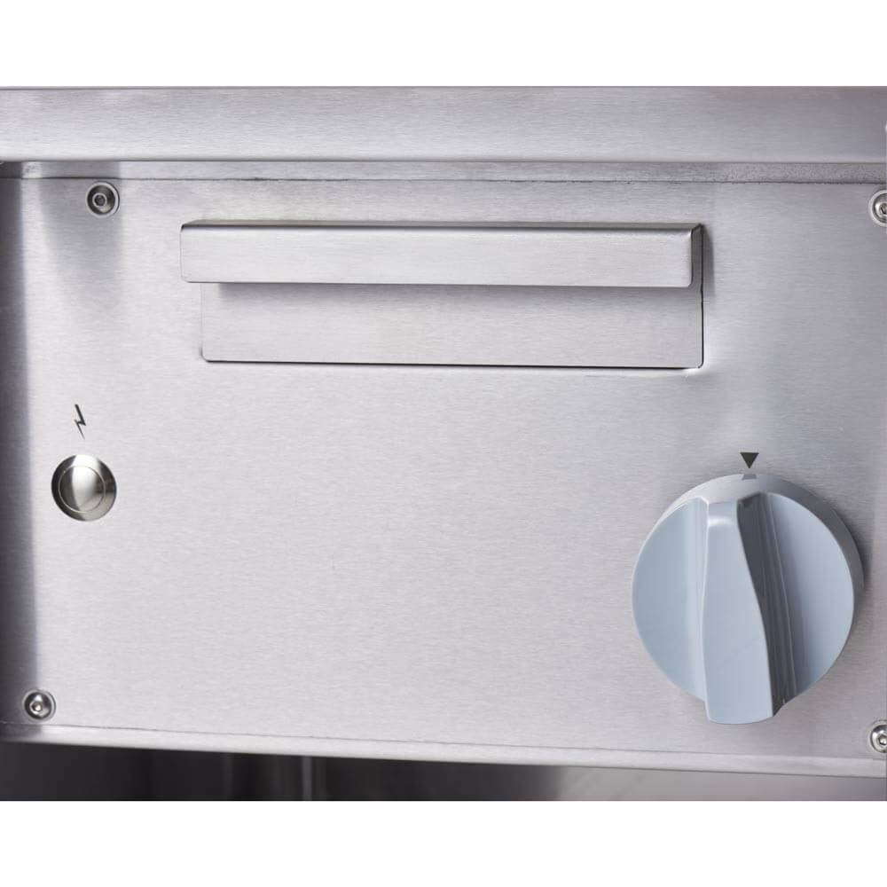 Grill professionnel à gaz Stalgast 9733030 avec pierres de lave 16 kW