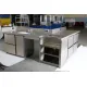 Stations de bar modulaires en acier inoxydable