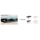 Plexi Triangle Noir 270x270x360x20 mm