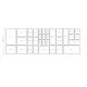 Bac gastronorme noir en acrylique GN 3/4 - Dupont A00006603