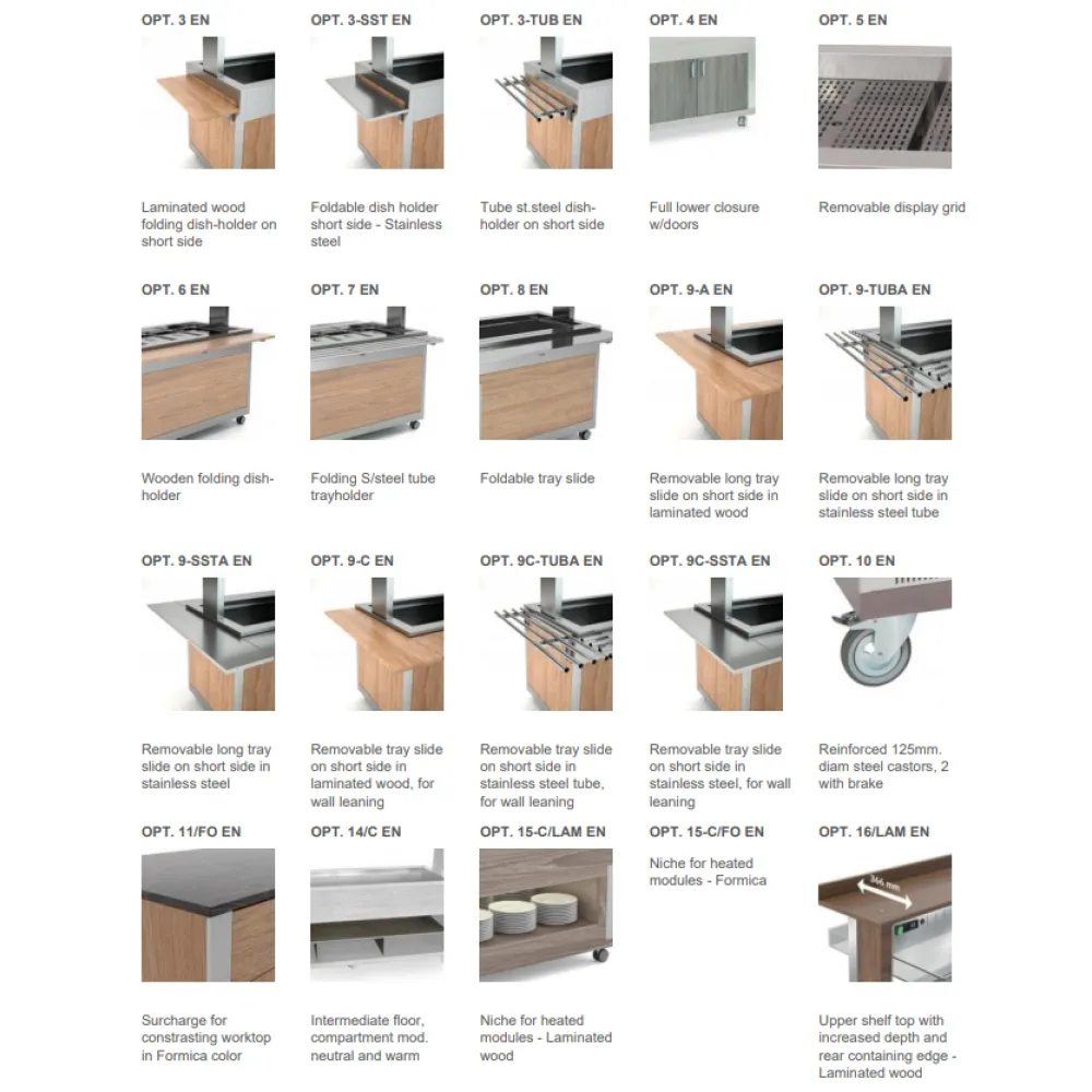 SURFACE CHAUDE EN VERRE TREMPÉ AVEC CHAUFFAGE PAR LAMPE HALOGÈNE ATHENA 5 PC/HALO W