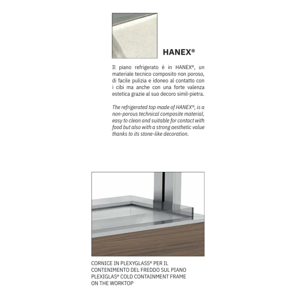 BUFFET RÉFRIGÉRÉ DE COMPTOIR ATHENA 5 PR/M