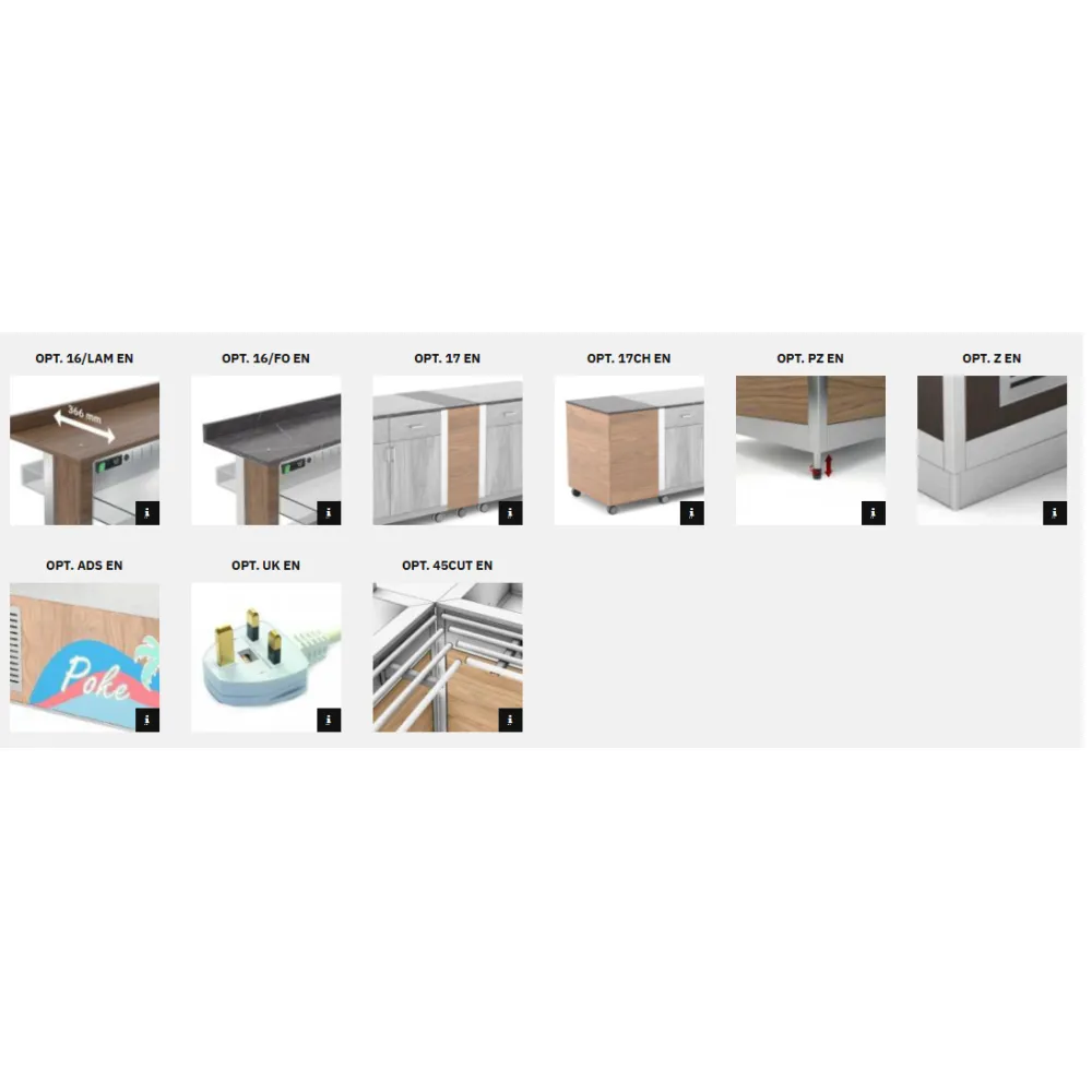 BUFFET RÉFRIGÉRÉ DE COMPTOIR ATHENA 3 PR/M W