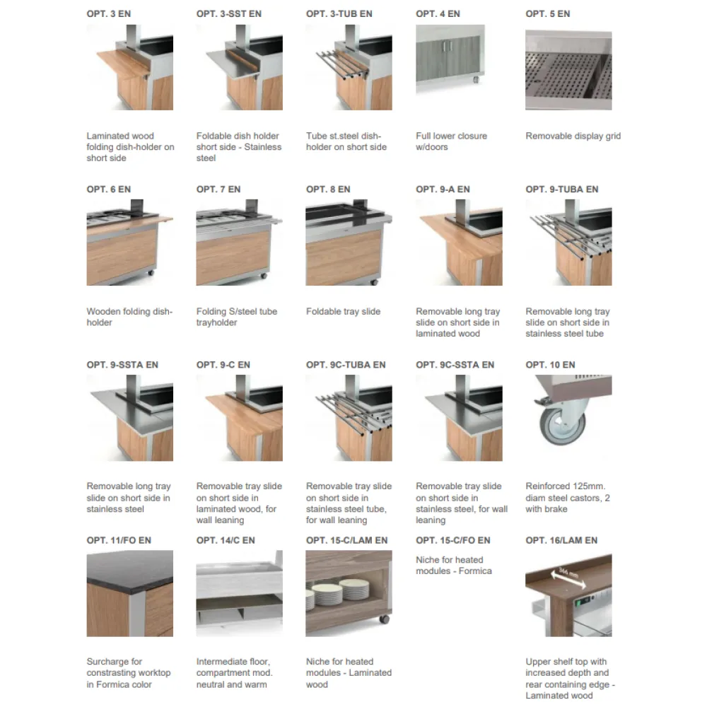 BUFFET CHAUD-MARMIT ATHENA 6 BM/W