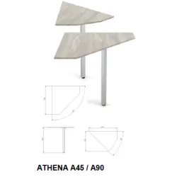 MODULE D'ANGLE 45° ATHENA A 45