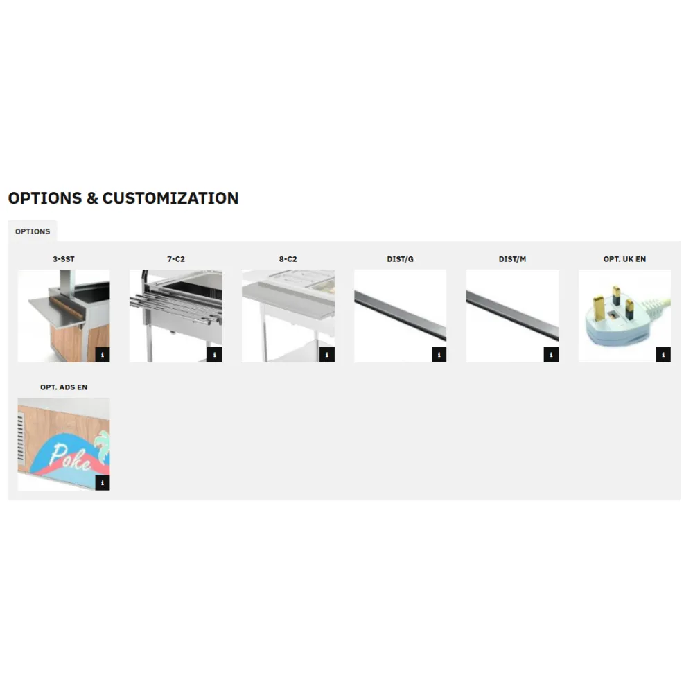 CHARIOT RÉFRIGÉRÉ COMPASS 2 RÉF
