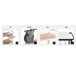 CHARIOT DE SERVICE DE COCKTAILS ARIANNA BAR