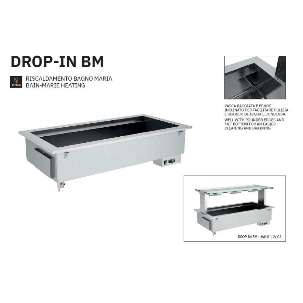 MARMIT CHAUD DROP-IN 5BM