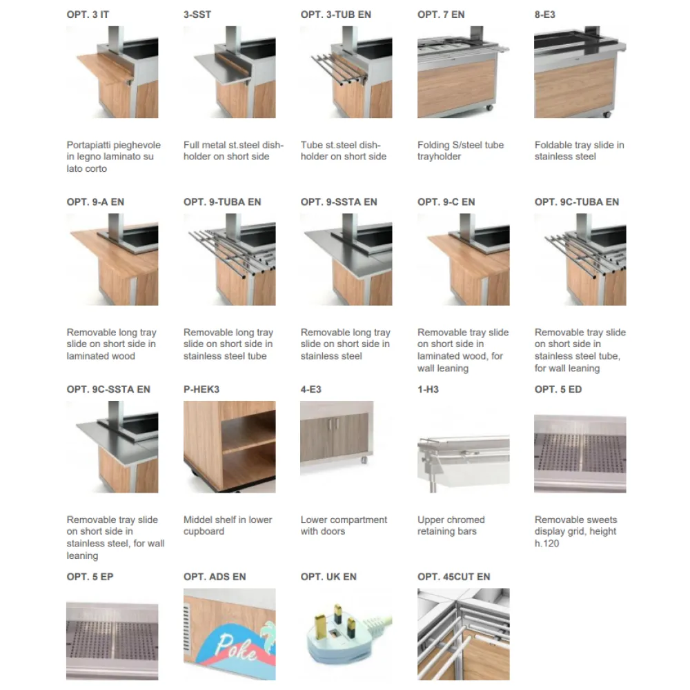 BUFFET CHAUFFANT HEKO 5 BM