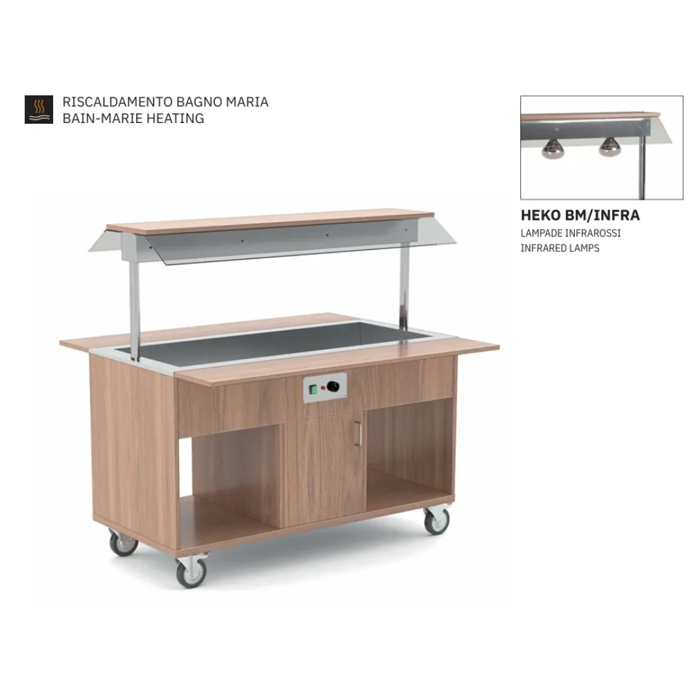 BUFFET CHAUFFANT HEKO 5 BM