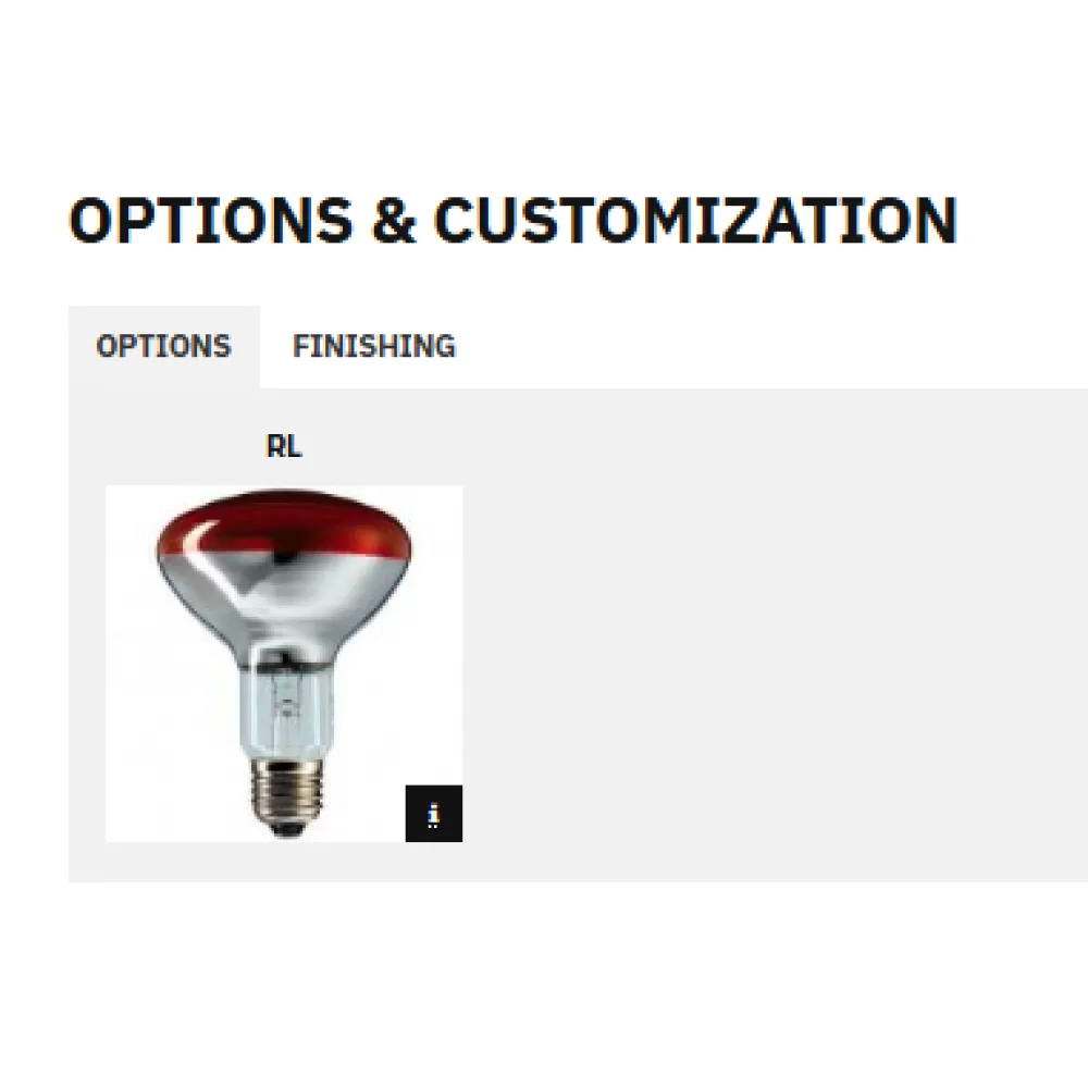 LAMPE CHAUFFANTE INFRAROUGE SUSPENDU HELIOS AIR P1