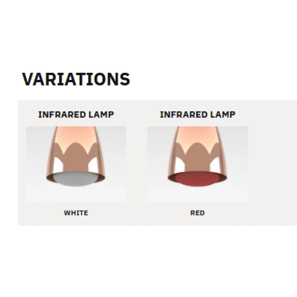 LAMPE CHAUFFANTE INFRAROUGE SUSPENDU HELIOS AIR P2