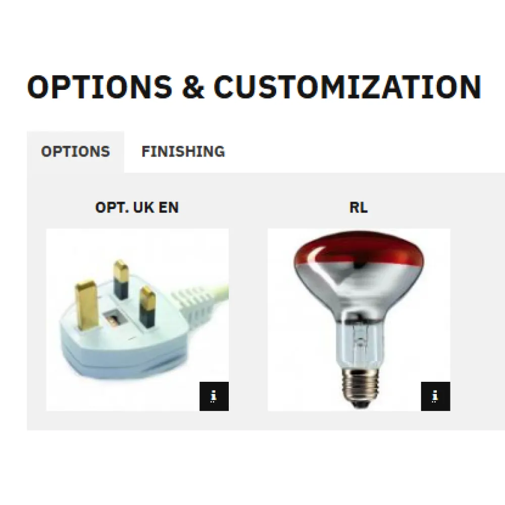 LAMPE CHAUFFANTE INFRAROUGE SUSPENDU HELIOS AIR P2