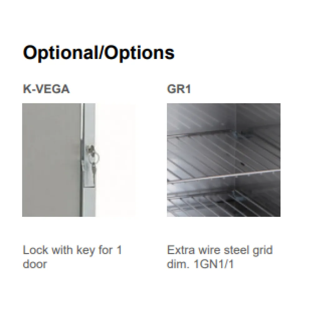 ARMOIRE EN ACIER INOXYDABLE SUR ROULETTES POUR CONTENEURS GN NEUTROVEGA 2 SH C10