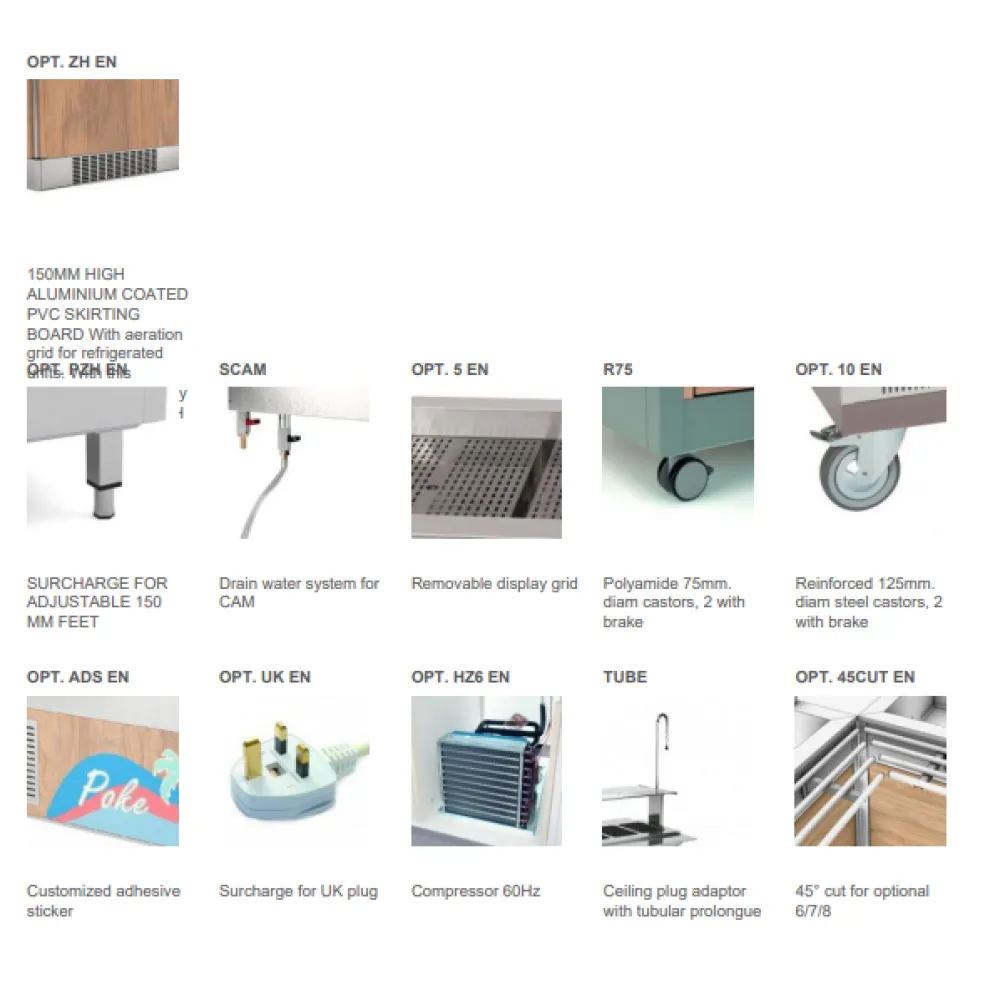 BUFFET FROID À VENTILATION OMNIA 5RV