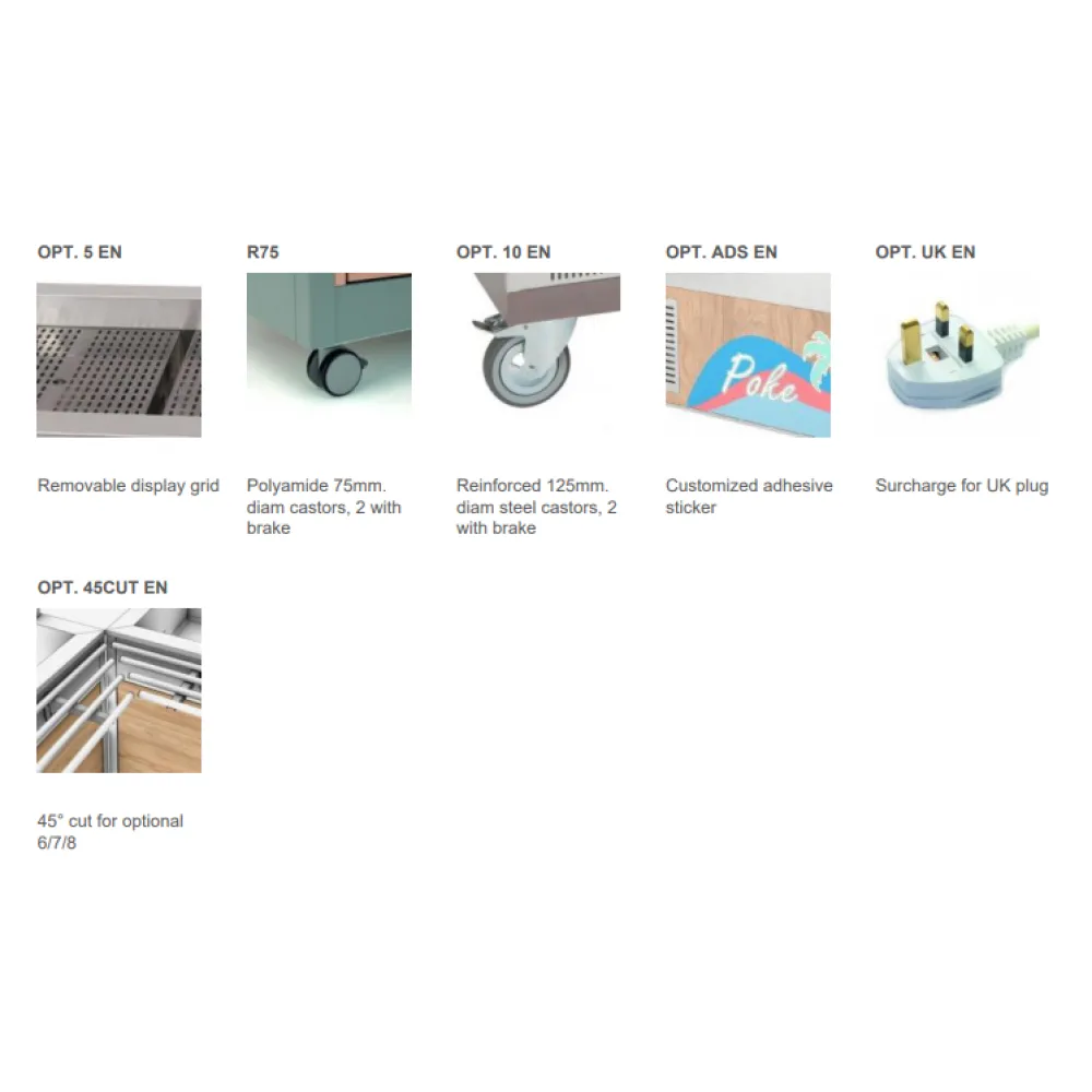 BAIN-MARIE BUFFET CHAUD AVEC DES MARMITES SÉPARÉES OMNIA 3BM/SEP