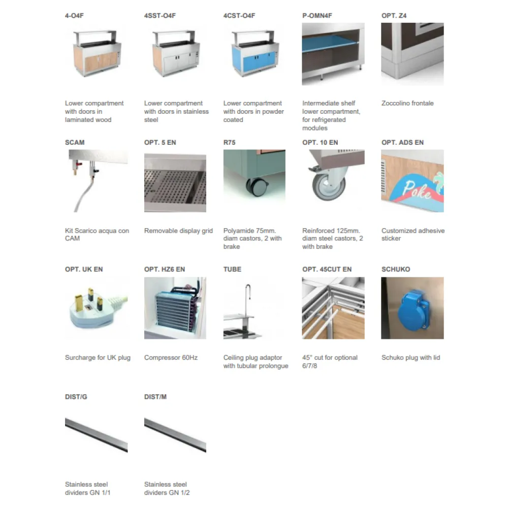 BUFFET RÉFRIGÉRÉ OMNIA 4R