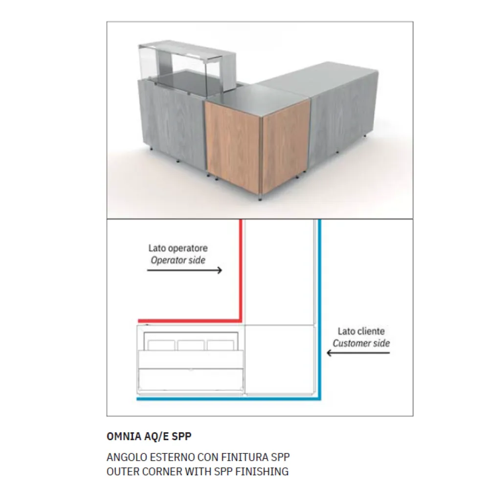 MODULE CARRÉ D'ANGLE INTERNE OMNIA AQ/I