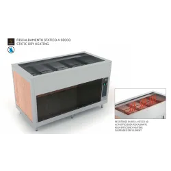 BUFFET CHAUFFANT A CHALEUR SECHE OMNIA 2 DRY