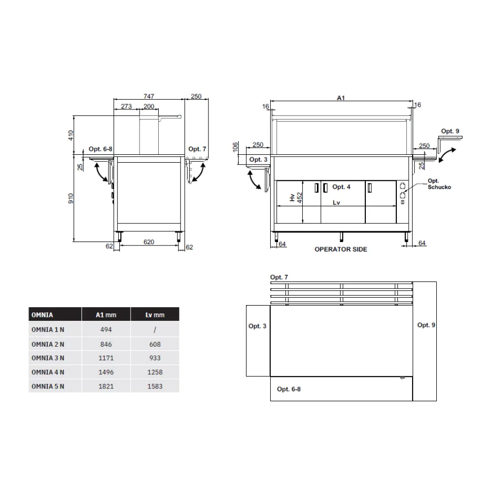 MODULE NEUTRE OMNIA 4N