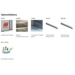 CHARIOT THERMIQUE EN ACIER INOXYDABLE TORO 2GN1/1