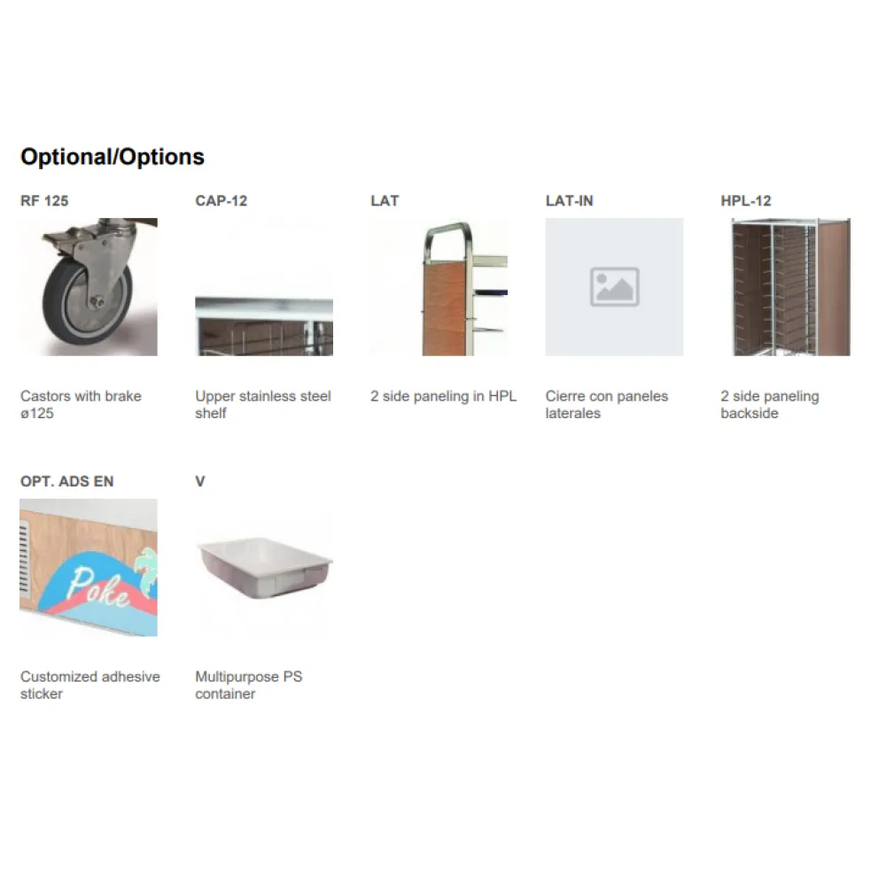 PORTE-PLATEAUX TRAY 24