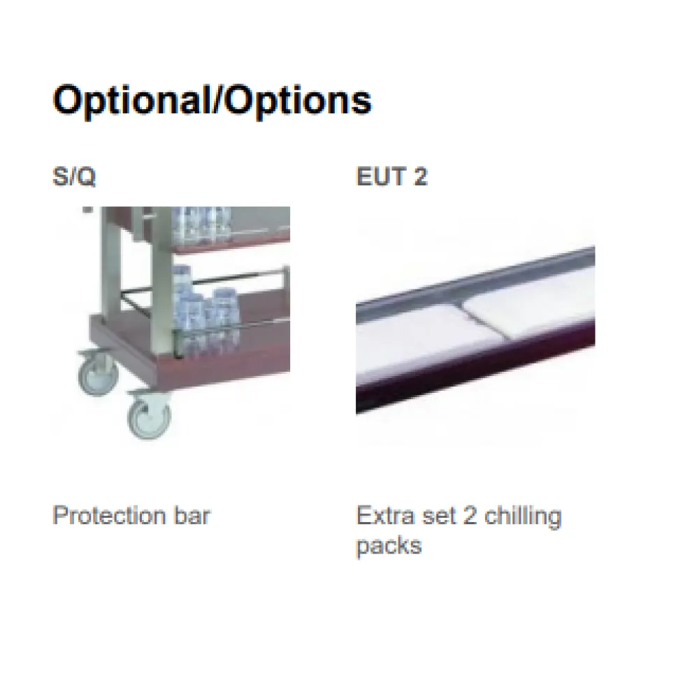 CHARIOT DE SERVICE AVEC DÔME EN VERRE ARTEMIDE REF EUT