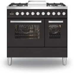 Cuisinière avec four Pro Line 90 cm LD09FWM3 6 feux avec plaque de cuisson
