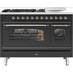 Cuisinière avec four Nostalgie P12SNE3 120 cm 5 feux + 1 zone de cuisson étendue