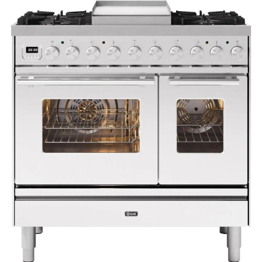 Cuisinière avec four Professional Plus 900 mm PD09FWE3 6 feux avec plaque de cuisson