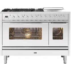 Cuisinière avec four Professional Plus 120 cm P12SWE3 5 feux + zone de cuisson agrandie