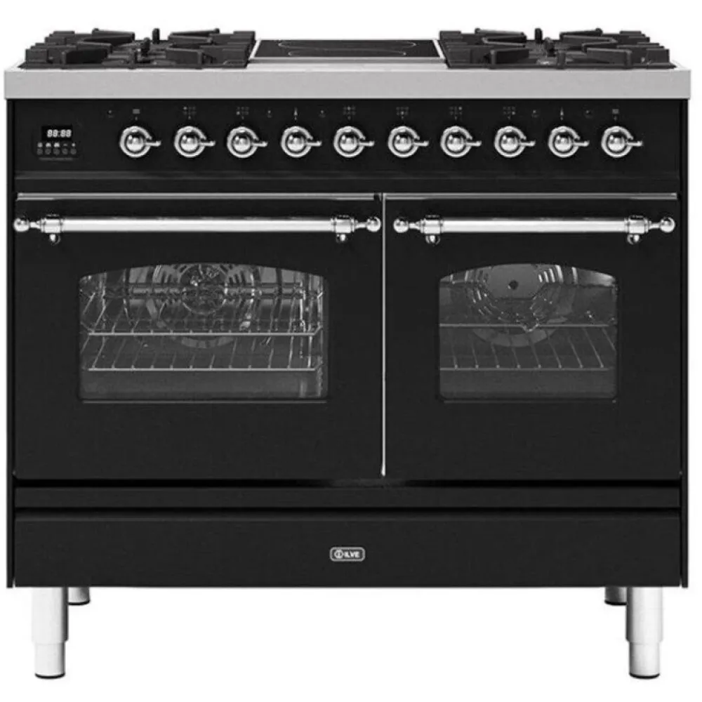 Cuisinière avec four 100 cm Nostalgie PD10INE3 4 feux + 2 induction
