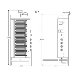 Electric gyros maker E4 80kg