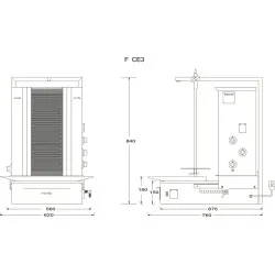 Electric gyros maker F CE3 40kg