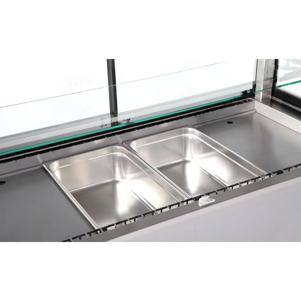 Vitrine réfrigérée avec portes coulissantes 1200x700x1440