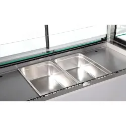 Vitrine réfrigérée avec portes coulissantes 1200x700x1440