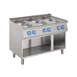Cuisinière électrique avec plateau 15,6 kW