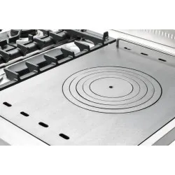 Cuisinière avec four Nostalgie P12SNE3 120 cm 5 feux + 1 zone de cuisson étendue