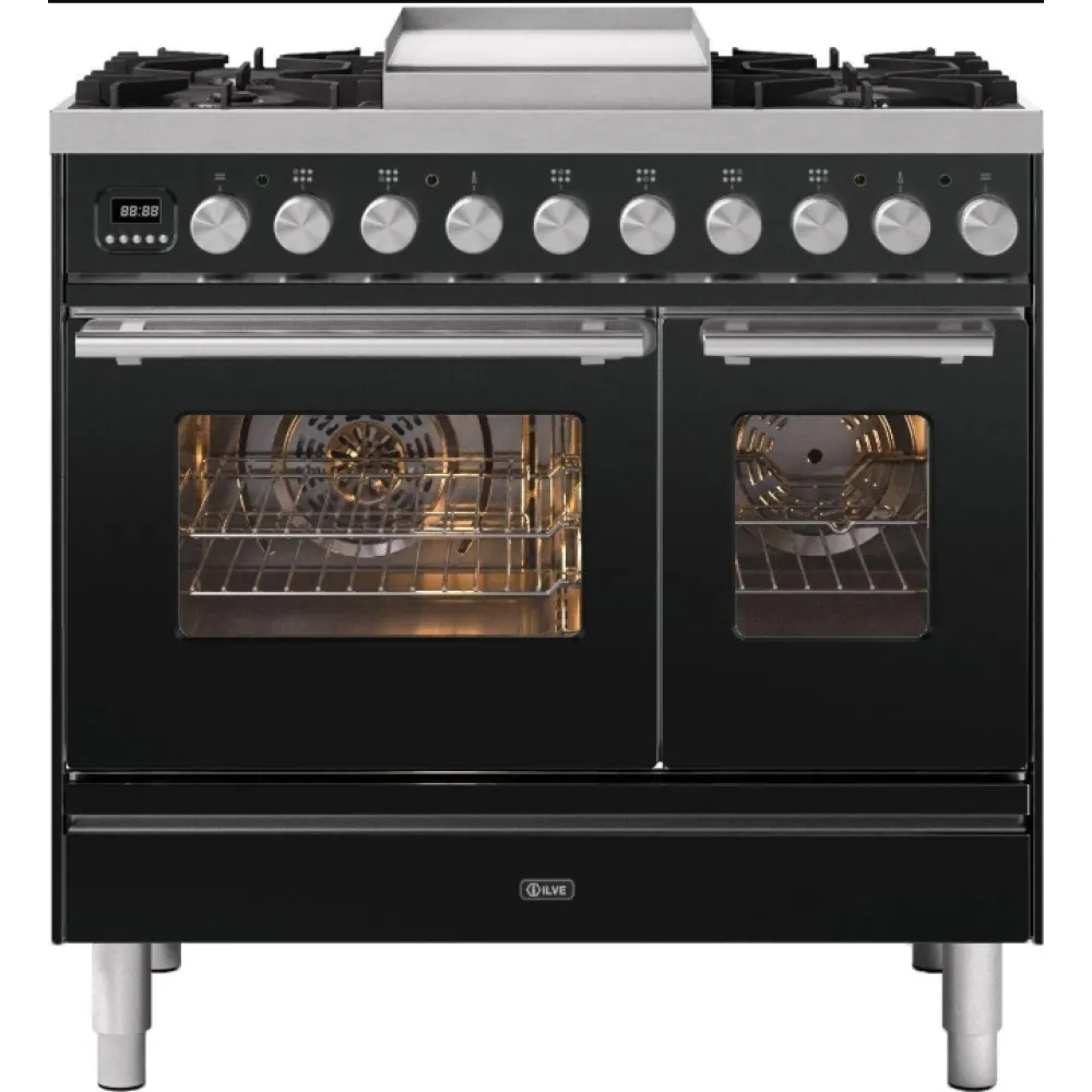 Cuisinière avec four Professional Plus 900 mm PD09FWE3 6 feux avec plaque de cuisson