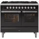 Cuisinière avec four Professional Plus 100 cm PD106WE3 6 feux
