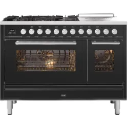 Cuisinière avec four Professional Plus 120 cm P12SWE3 5 feux + zone de cuisson agrandie