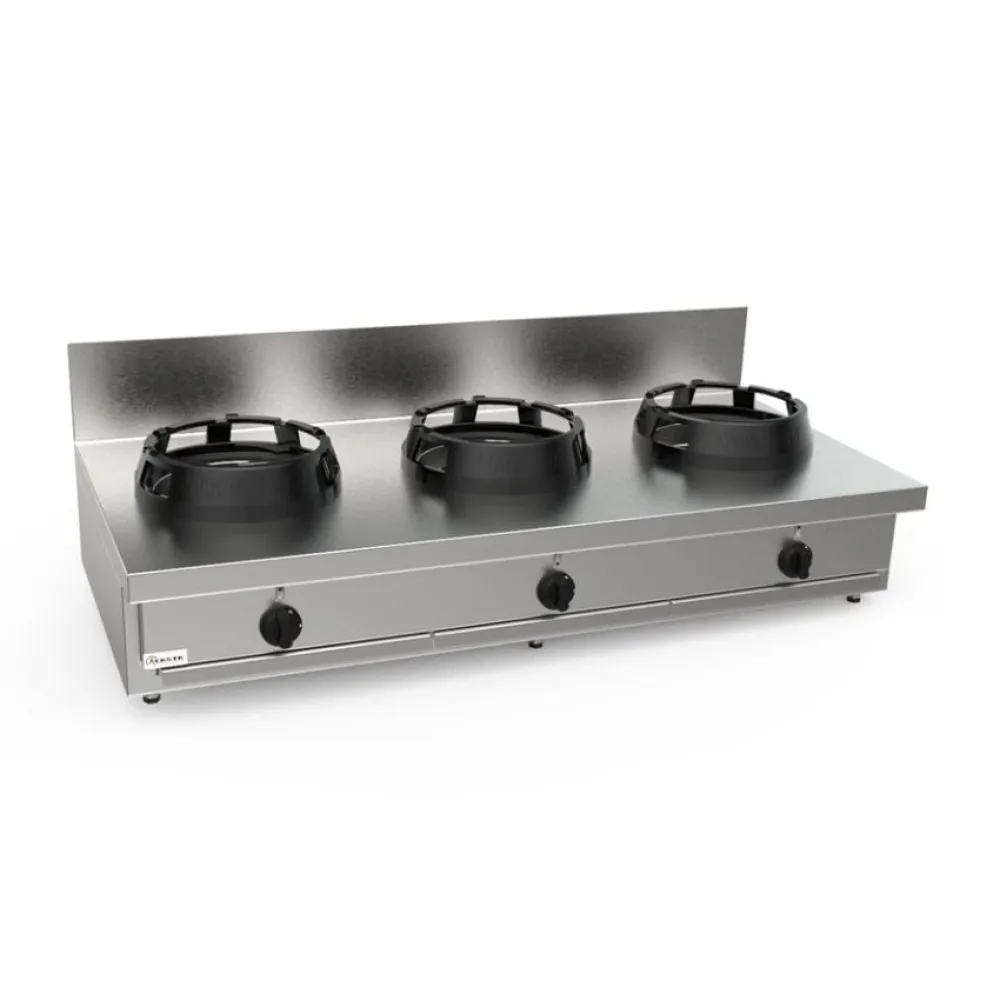 Cuisinière WOK à gaz 1500x700mm LS03150070BB