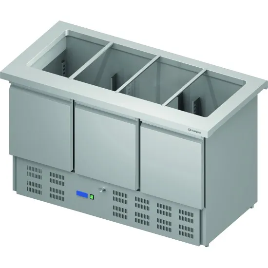 Marmites froides avec réfrigérateurs