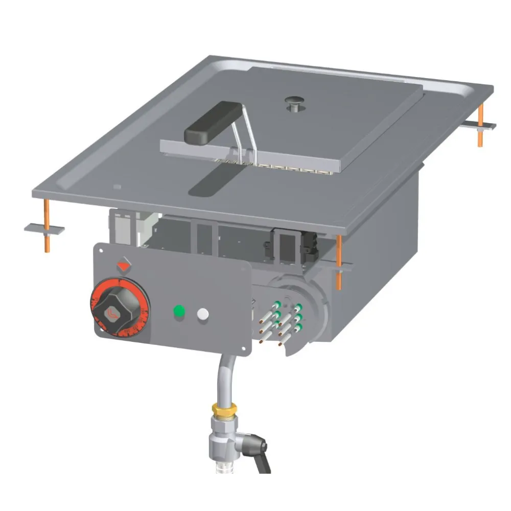 Friteuse professionnelle F10D-64ET 10L - Équipement encastrable