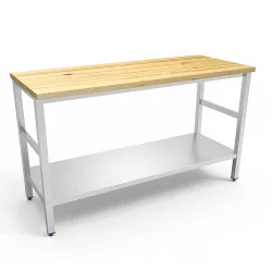 Établi avec plateau en bois 2200 x 1000 mm