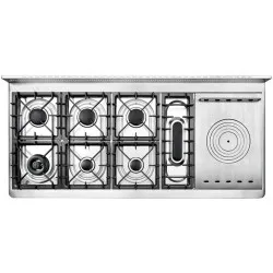 Cuisinière avec four Ilve Majestic M15SDNE3 150cm 7 feux + 1 zone de cuisson étendue
