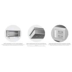 Armoire chauffante avec bain-marie 2 GN1/1