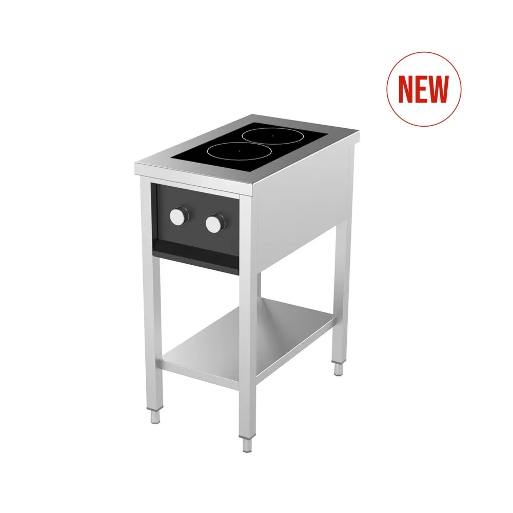 500 SEMI PRO Cuisinière à induction INDCT2-SEMI-R (avec boîtier générateur)